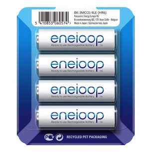 Panasonic Eneloop R6/AA 2000mAh Rechargeable Batteries - 4 pcs