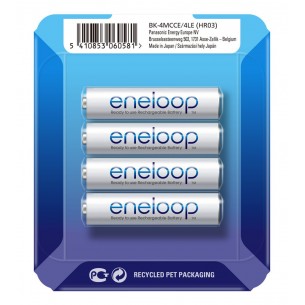 Zestaw akumulatorów Panasonic Eneloop R03/AAA 800mAh - 4 sztuki