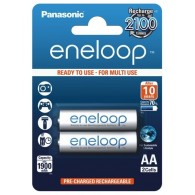 Panasonic Eneloop R6/AA 2000mAh Rechargeable Batteries - 2 pcs
