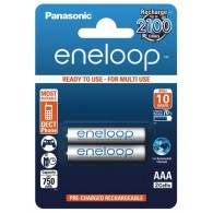 Panasonic Eneloop R03/AAA 800mAh Rechargeable Batteries - 2 pcs