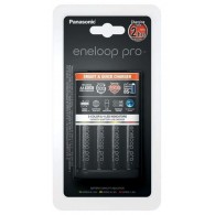 Panasonic Eneloop BQ-CC55 Ni-MH charger + 4 x R6/AA Eneloop Pro 2500mAh batteries
