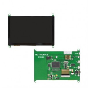 LCD 5 "800x480 display with capacitive touch screen