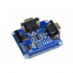 HAT with 2-channel RS232 converter for Raspberry Pi