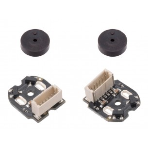 A set of magnetic encoders for Pololu Micro motors