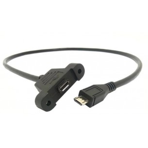 Micro USB 2.0 plug to micro USB 2.0 socket cable