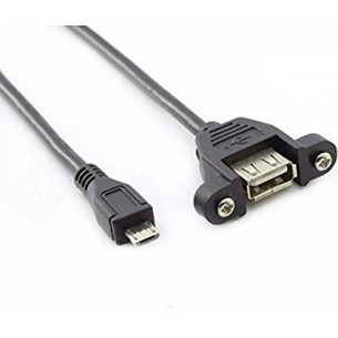 MicroUSB 2.0 plug to USB A 2.0 socket cable