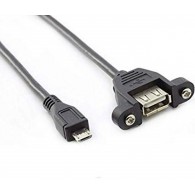 MicroUSB 2.0 plug to USB A 2.0 socket cable