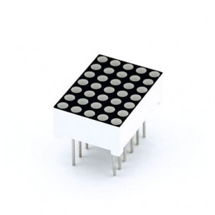 KYX-1057AS - 5x7 LED matrix of 3mm red diodes (common cathode)