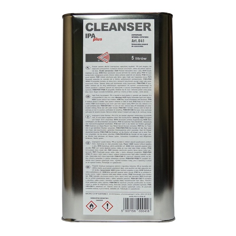 Cleanser IPA PLUS 5L
