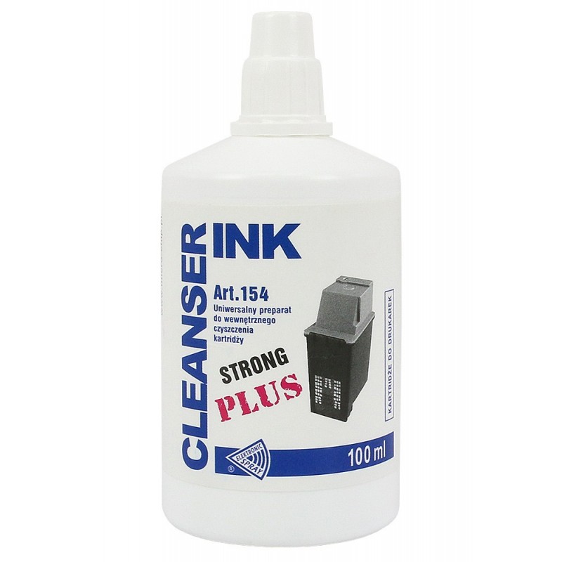 Cleanser Ink Strong Plus 100ml – płyn do czyszczenia kartridży i dysz drukarek atramentowych