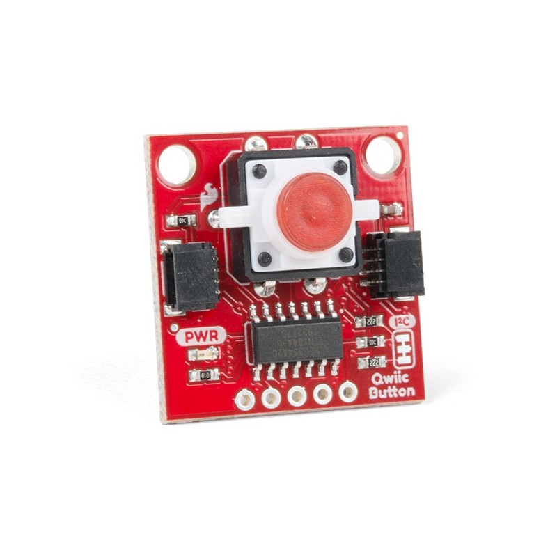 SparkFun Qwiic Button Red LED - moduł z przyciskiem (czerwony)