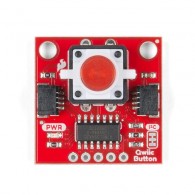 SparkFun Qwiic Button Red LED - moduł z przyciskiem (czerwony) (widok z przodu)