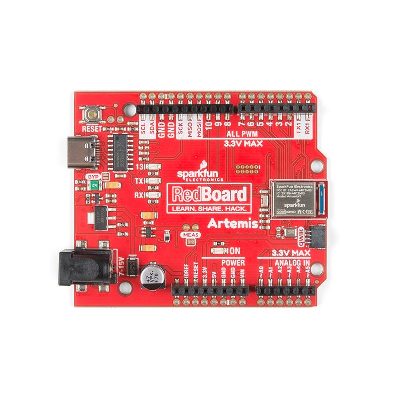 SparkFun RedBoard Artemis – набір для оцінювання з модулем Artemis