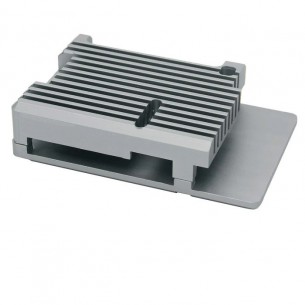 Heat sink case for Raspberry Pi 4 gray