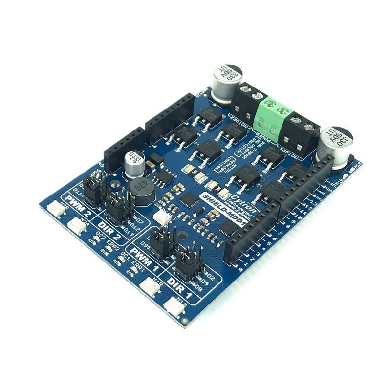 Shield-MDD10 - two-channel DC motor driver for Raspberry Pi