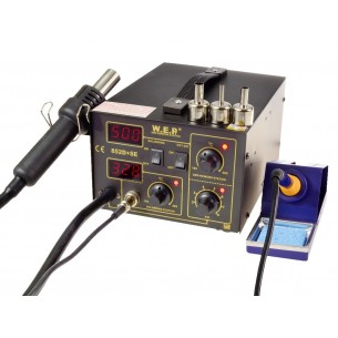 WEP 852D + SE 2in1 soldering station on compressor with soldering iron 75W