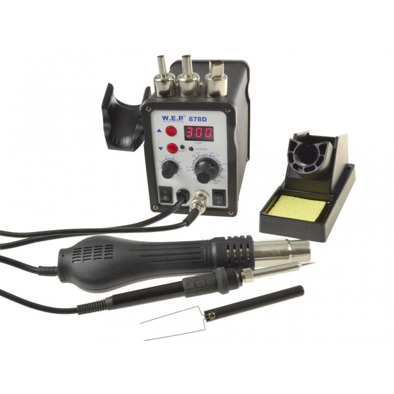 WEP 878D - 2in1 soldering station 700W