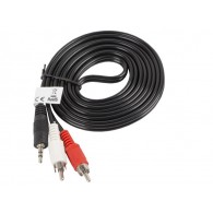 Cable minijack – 2x RCA (chinch) 2m
