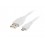 Przewód USB microUSB 0,5m biały