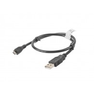 Cable USB microUSB 0.5m black