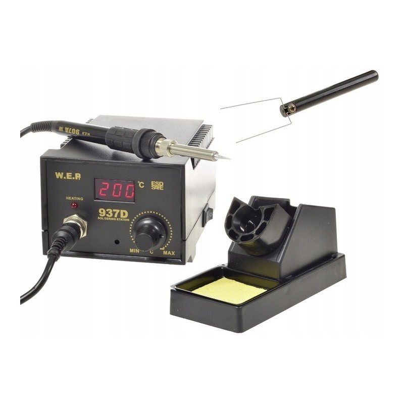 WEP 937D - цифрова паяльна станція для жала 40 Вт