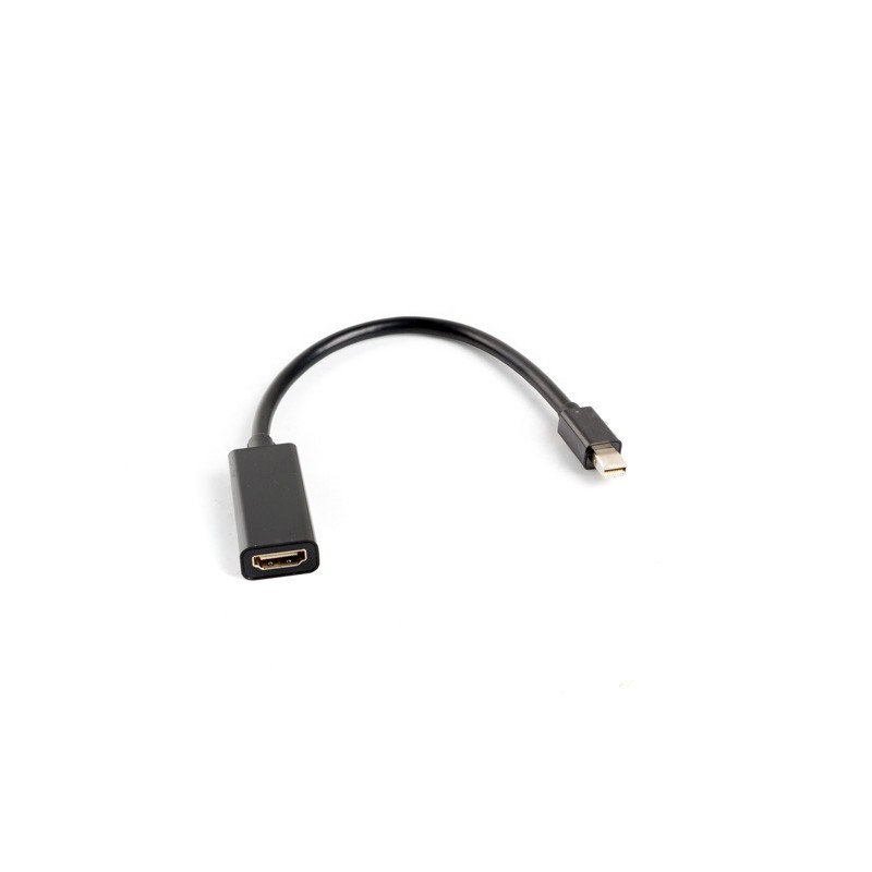 Adapter DisplayPort mini(M) – HDMI(F) 20 cm cable black LANBERG