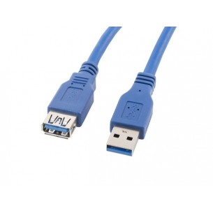 Extension cable USB 3.0 1.8m blue