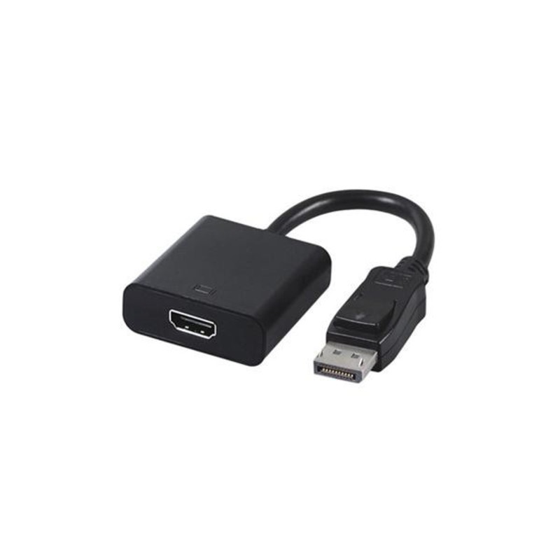 Adapter DisplayPort – HDMI 20 cm cable black