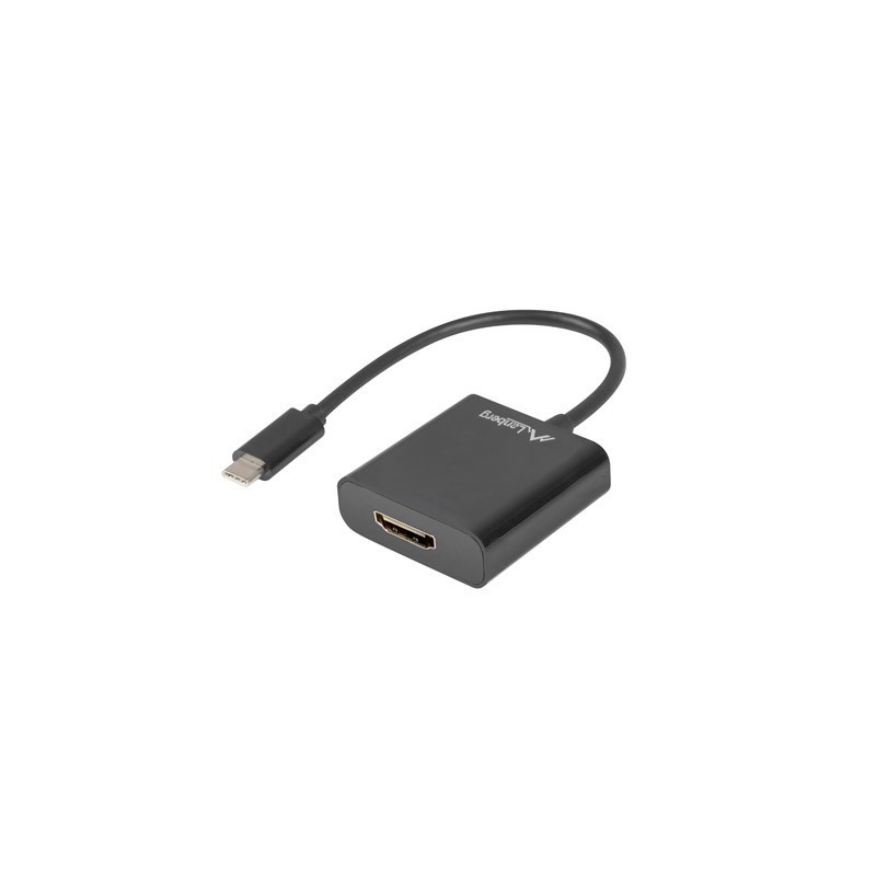 Adapter USB-C – HDMI na kablu 15cm czarny