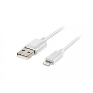 Przewód USB-A lightning 1m biały