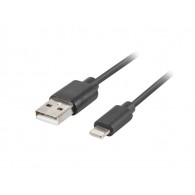 Cable USB-A lightning 1.8m black