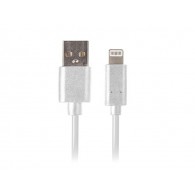 Cable USB-A lightning 3m white