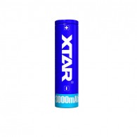 Li-Ion Xtar 18650 3,6V 3000mAh battery with protection