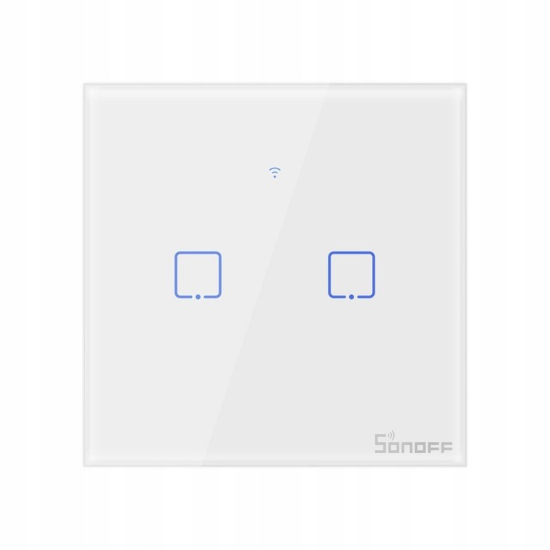 Sonoff T0EU2C TX - two-channel touch light switch with WiFi function