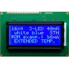 LCD-EC-1604A-BIW W/B-E6 C - Alfanumeryczny wyświetlacz LCD 4x16