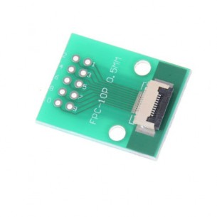 FPC/FFC 0.5mm 10-pin to DIP adapter