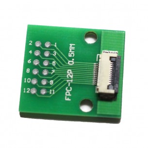 FPC/FFC 0.5mm 12-pin to DIP adapter