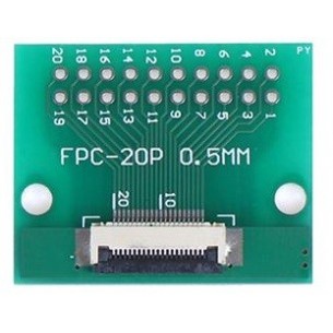 FPC/FFC 0.5mm 20-pin to DIP adapter