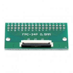 Adapter złącza FPC/FFC 0,5mm 34-pin na DIP