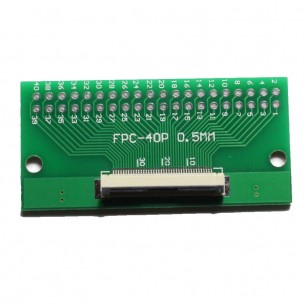 FPC/FFC 0.5mm 40-pin to DIP adapter