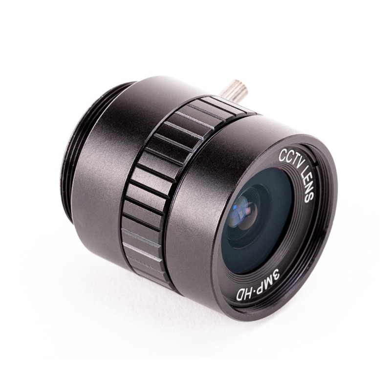 PT361060M3MP12  CS-mount - Obiektyw szerokokątny 6mm do kamery Raspberry Pi HQ