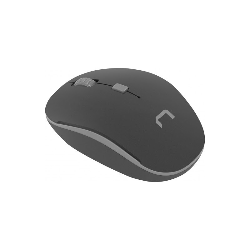 Bezprzewodowa mysz Natec Martin z adapterem USB (czarno-szara)