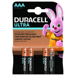 Battery AAA/R3/LR03 1.5V alkaline Duracell Ultra Powercheck 4 pcs.