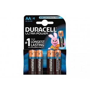 Battery AA/R6/LR06 1.5V alkaline Duracell Ultra Powercheck 4 pcs.