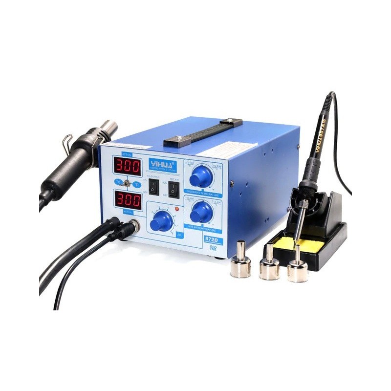 YIHUA 872D -  2in1 soldering station Hotair + soldering iron