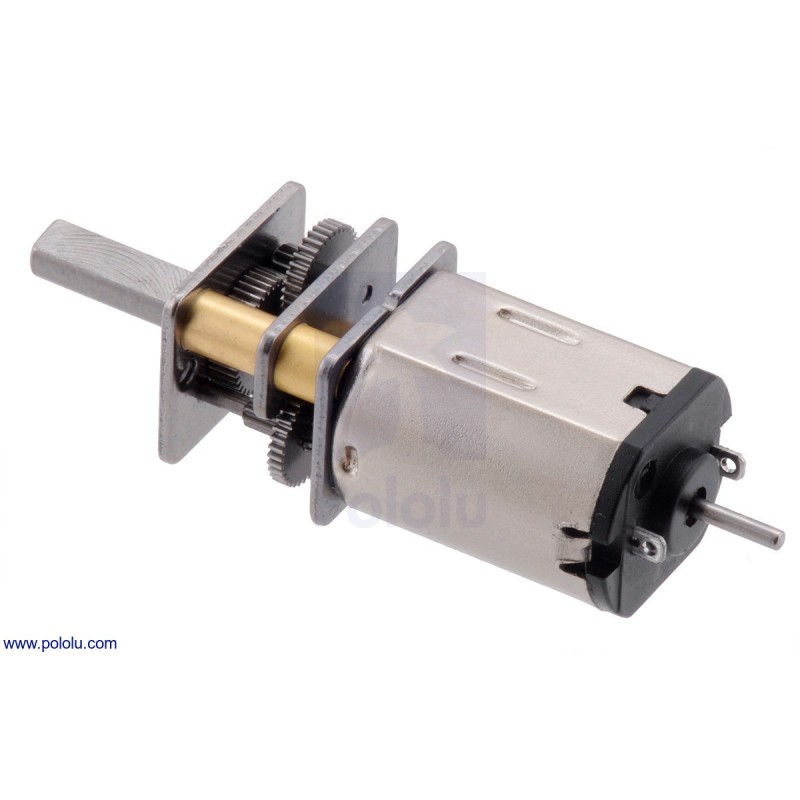 380:1 6V MP - Micro Metal Gearmotor with Extended Motor Shaft