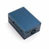 Metalowa obudowa do Raspberry Pi 4B, niebieska (z wentylatorem)