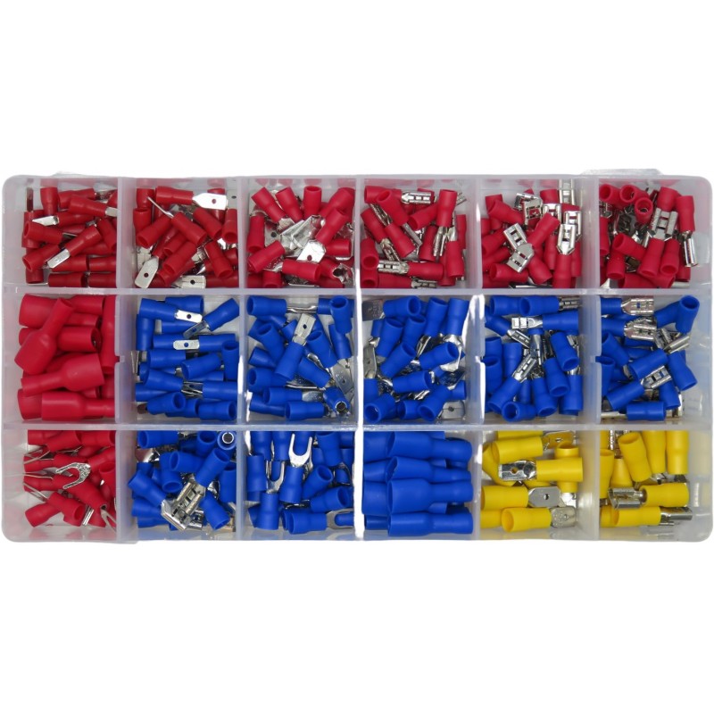 Плоскі, лопаткові з'єднувачі - комплект з 330 штук