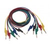 Wires with banana terminals - set of 5