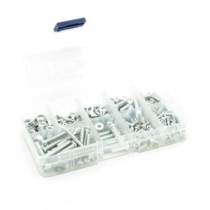 Set of screws, nuts and washers 250 pieces